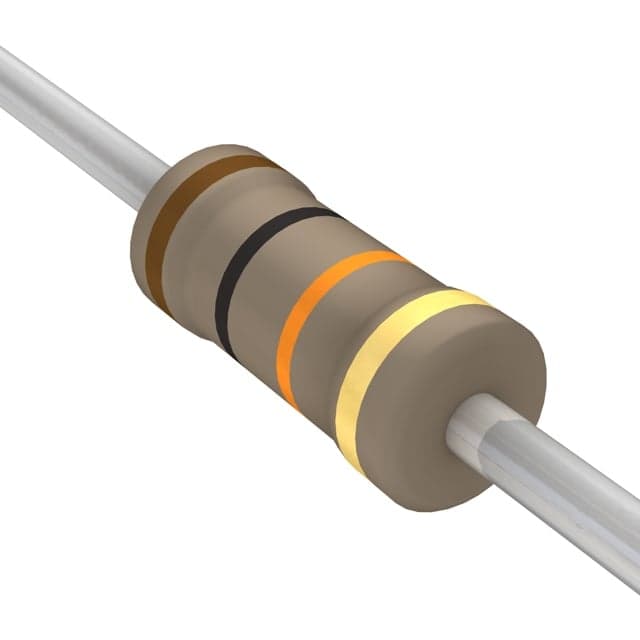 Điện trở cắm 10kOhms ±5% 0.167W, 1/6W